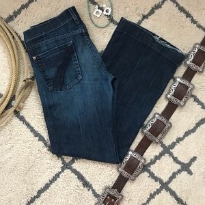 7FAM DOJO FLARE JEANS